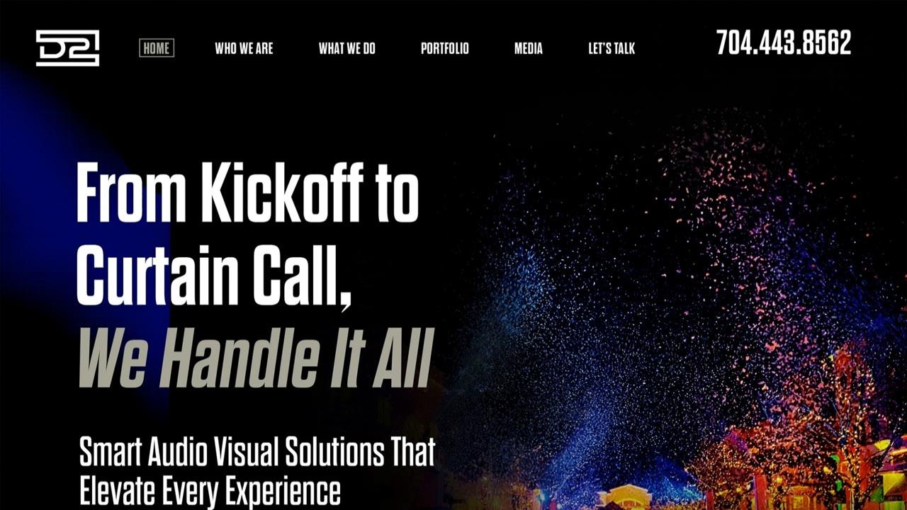 D2 Production Services — website built by Pulse Marketing